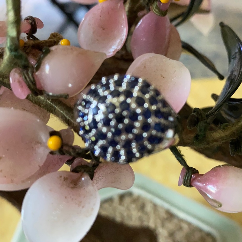 Vintage 925 tanzanite ring